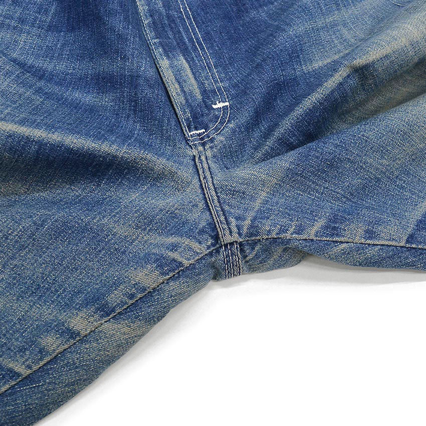1980's DICKIES DENIM PAINTER PANTS / GORGEOUS FADE... W31/L29