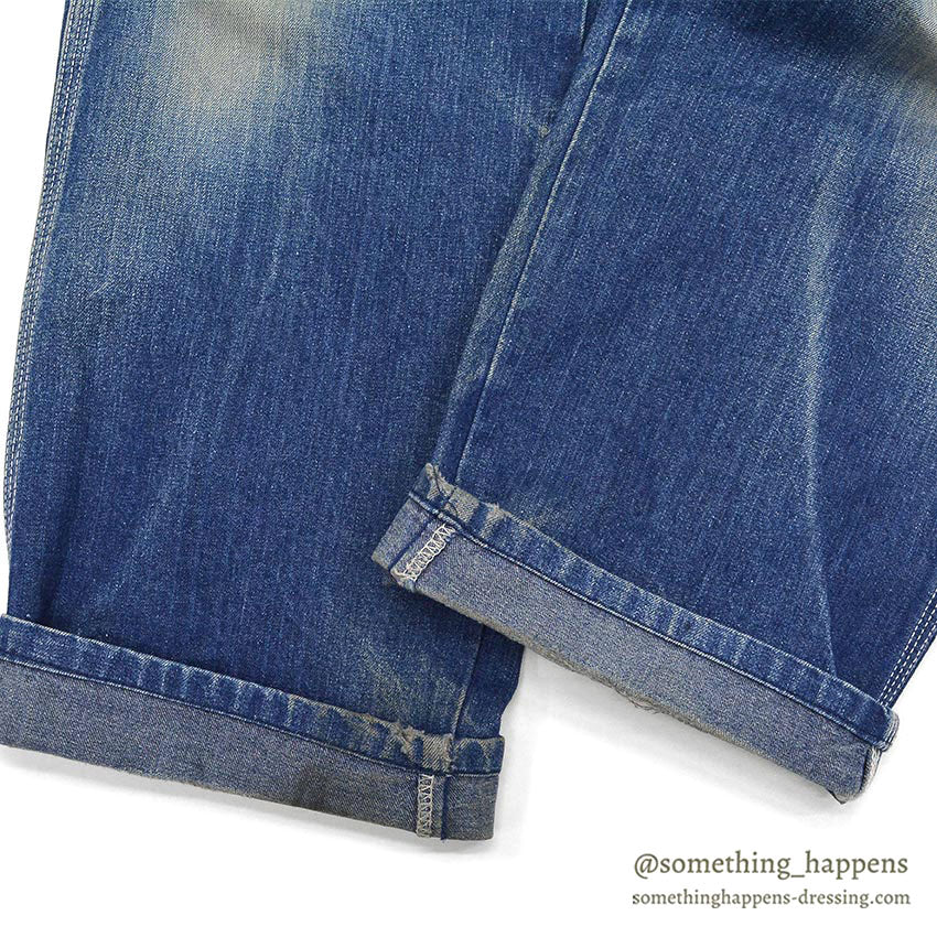 1980's DICKIES DENIM PAINTER PANTS / GORGEOUS FADE... W31/L29