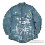 1960's DICKIES PAINT SPLATTER CHAIN STITCH WORK SHIRT ...