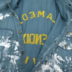 1960's DICKIES PAINT SPLATTER CHAIN STITCH WORK SHIRT ...