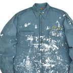 1960's DICKIES PAINT SPLATTER CHAIN STITCH WORK SHIRT ...