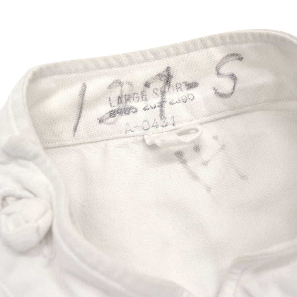 1950s U.S.A.F. MEDICAL DOCTOR SHIRT / STENCIL ... L-S