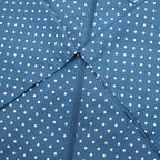 1990's JOHN BLAIR POLKA DOTS ZIP-UP SHIRT ... 2XL