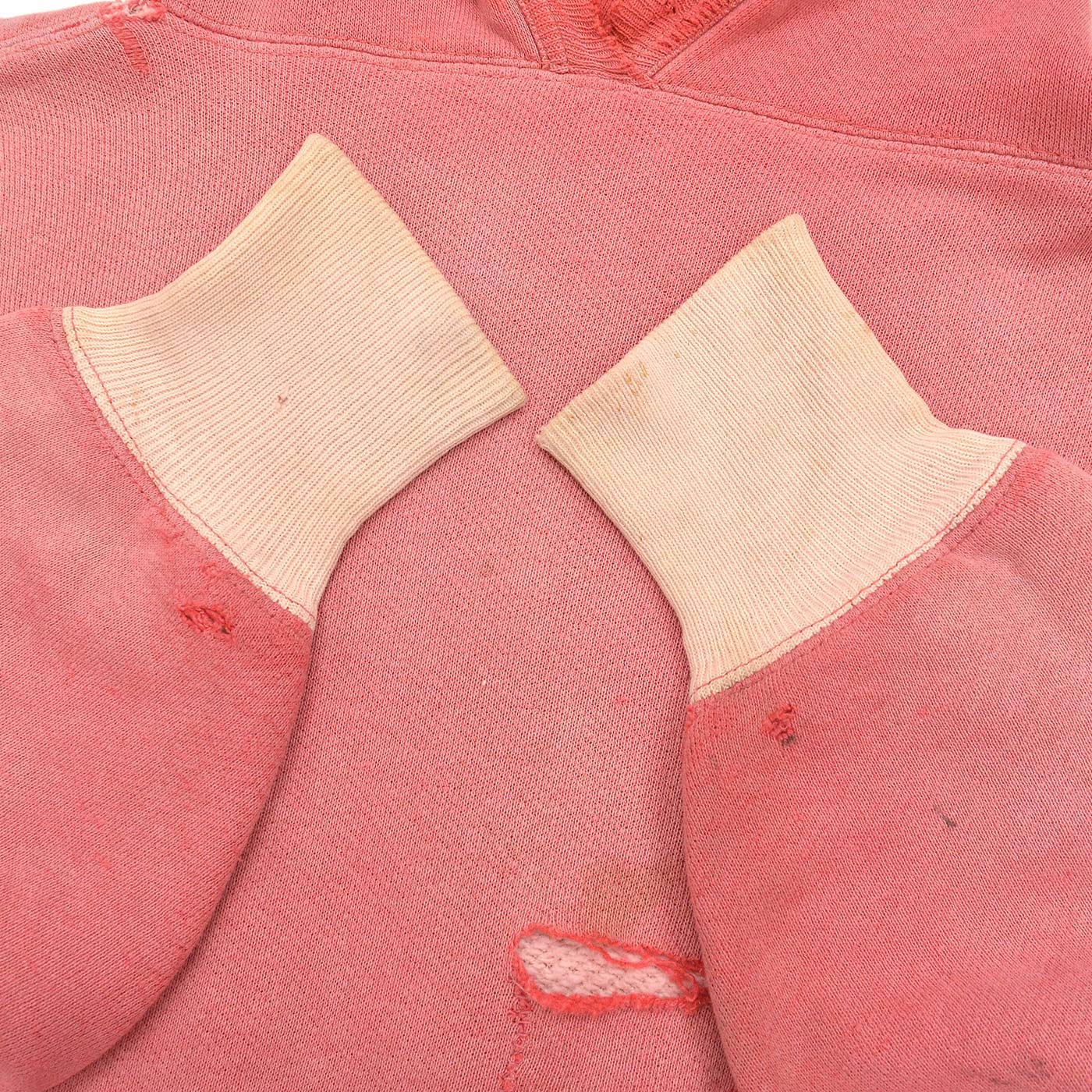 1950's OLD TWO-TONE DOUBLE FACE SWEAT HOODIE / INSANE FADED, BEAUTIFUL WEAR ...