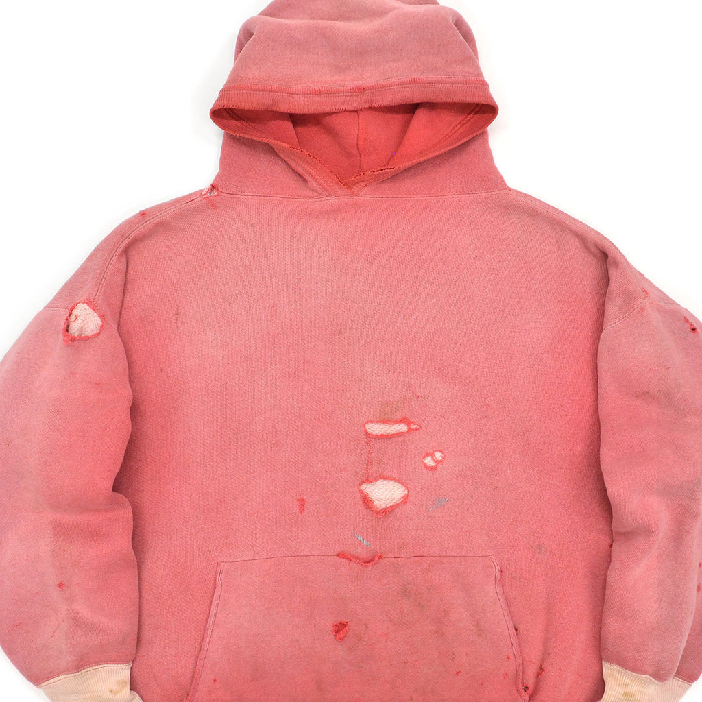 1950's OLD TWO-TONE DOUBLE FACE SWEAT HOODIE / INSANE FADED, BEAUTIFUL WEAR ...
