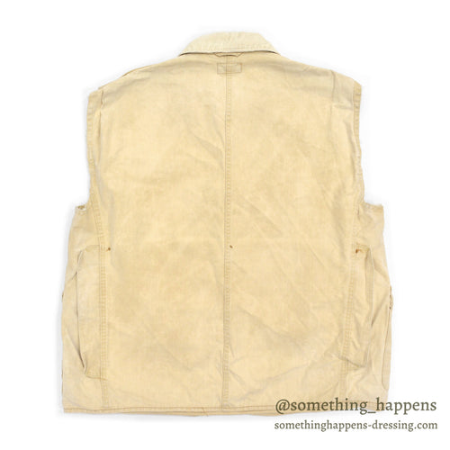1950's DRYBAK HEAVY FADE HUNTING JACKET / CUT OFF SLEEVES...