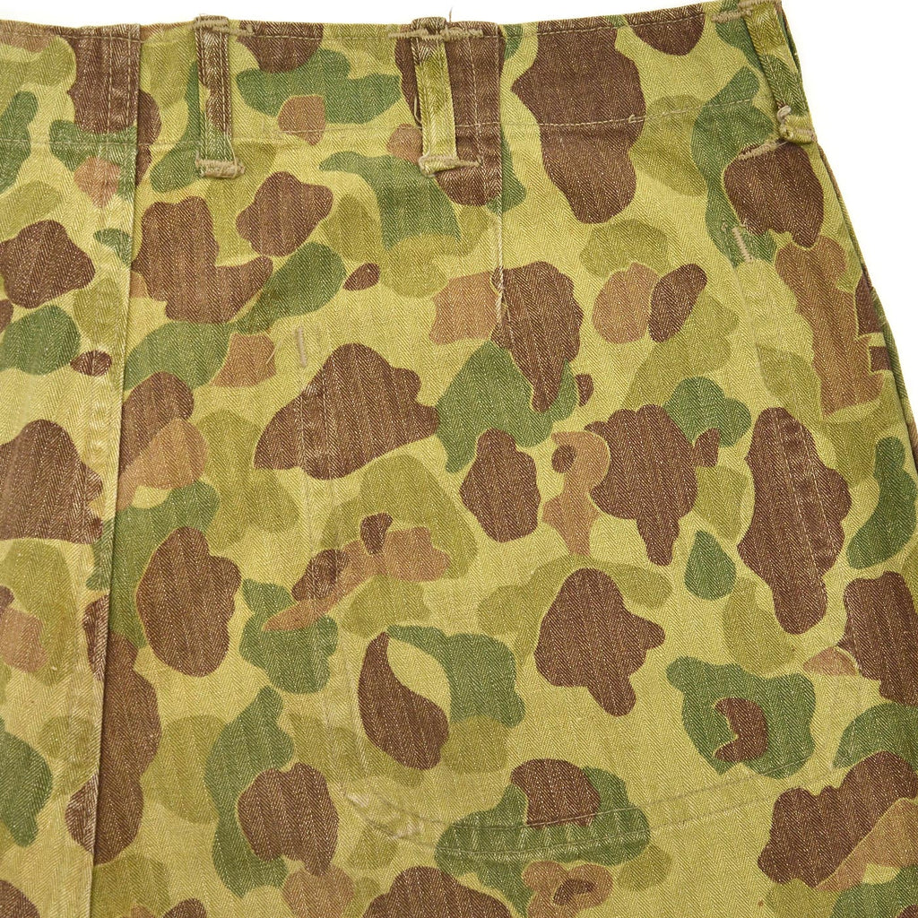 1940s USMC P-42 1st FROGSKIN CAMO PANTS / CUT-OFF ... W36