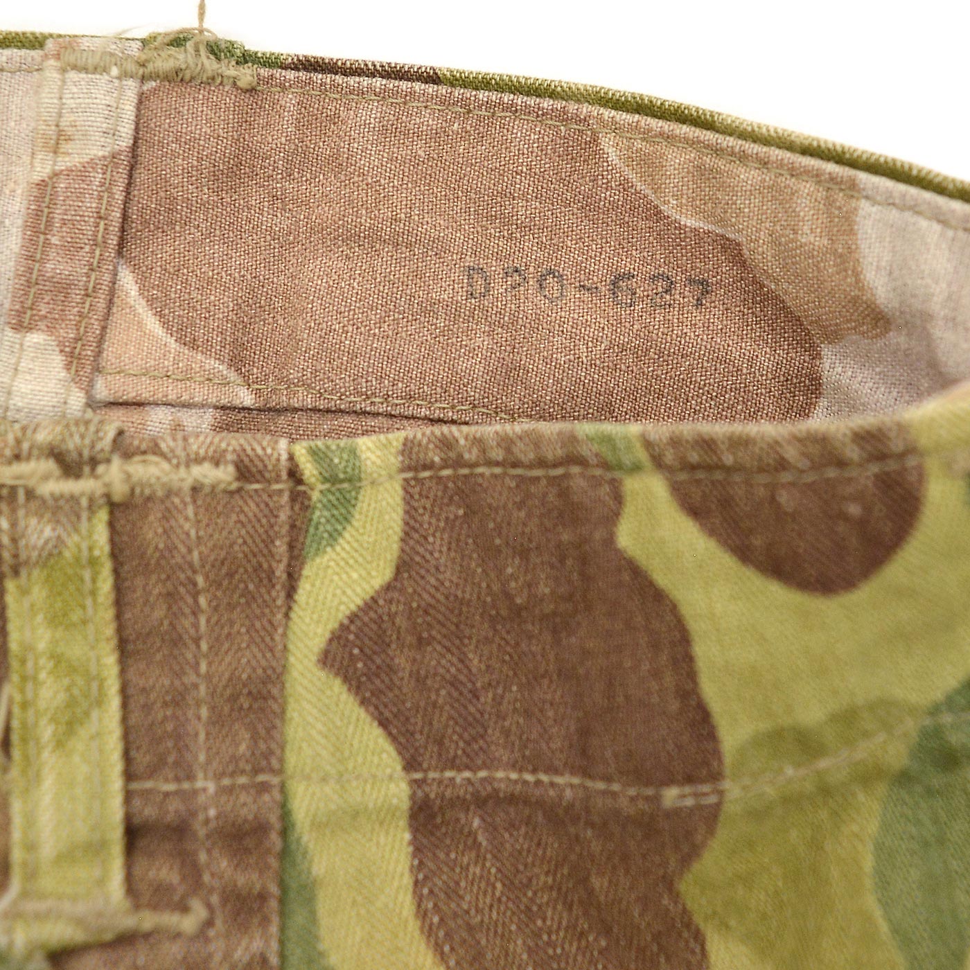 1940s USMC P-42 1st FROGSKIN CAMO PANTS / CUT-OFF ... W36