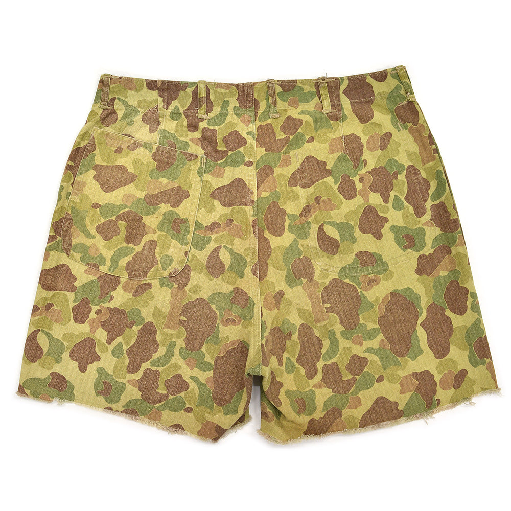 1940s USMC P-42 1st FROGSKIN CAMO PANTS / CUT-OFF ... W36
