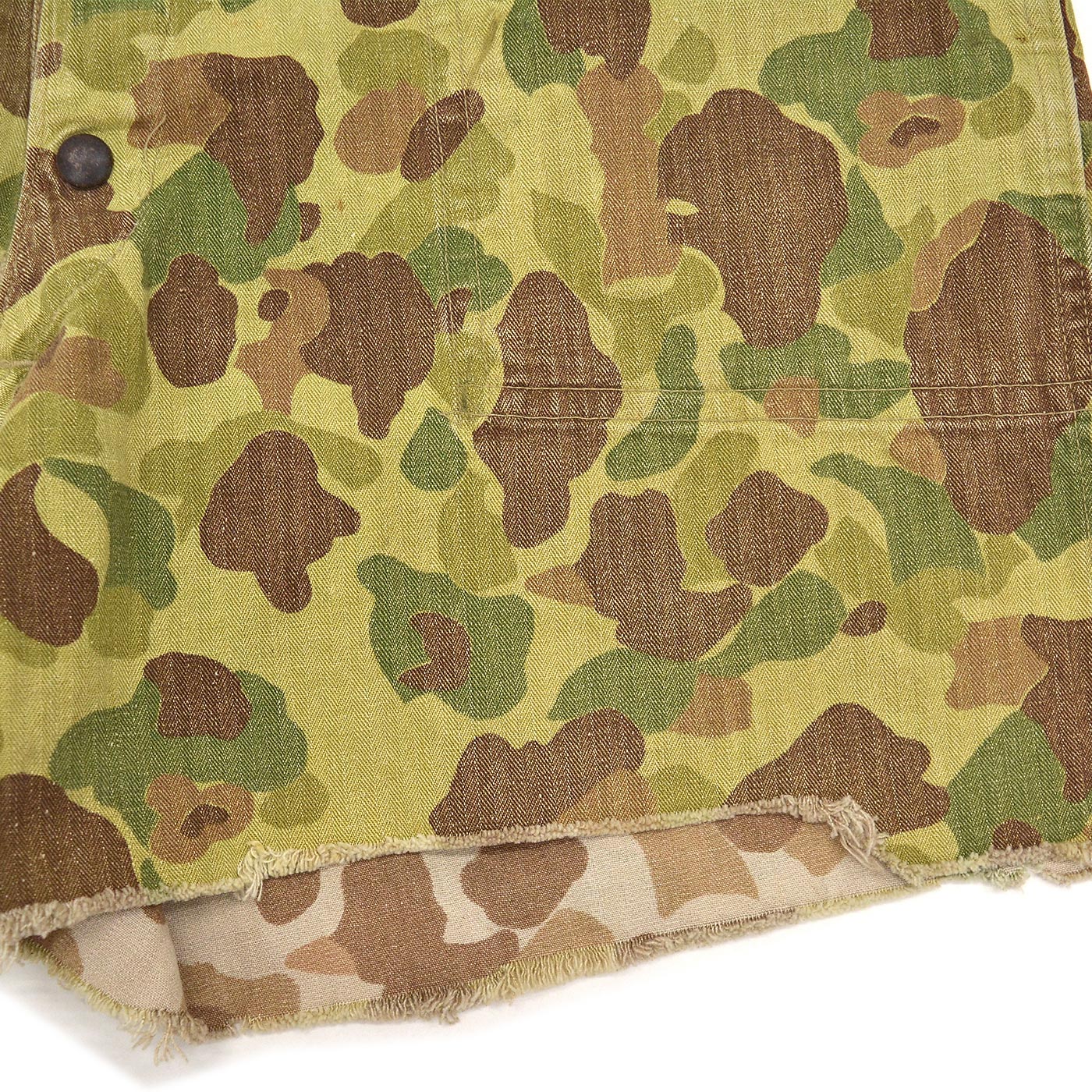 1940s USMC P-42 1st FROGSKIN CAMO PANTS / CUT-OFF ... W36