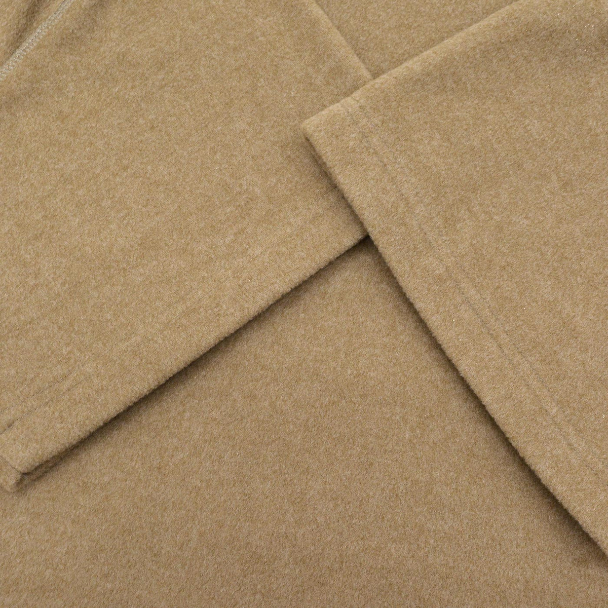 1990's EARLY WINTERS POLARTEC FLEECE TEE / LIGHT BROWN ... L