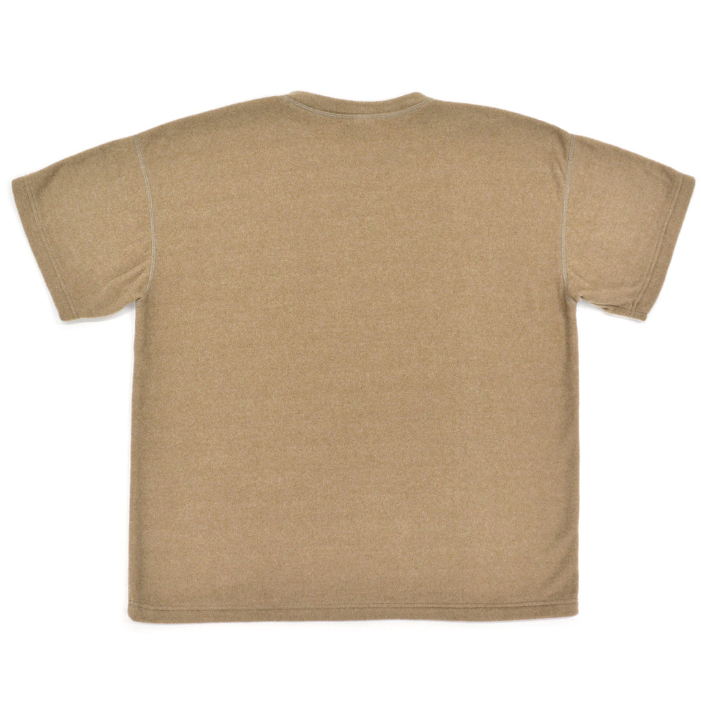 1990's EARLY WINTERS POLARTEC FLEECE TEE / LIGHT BROWN ... L