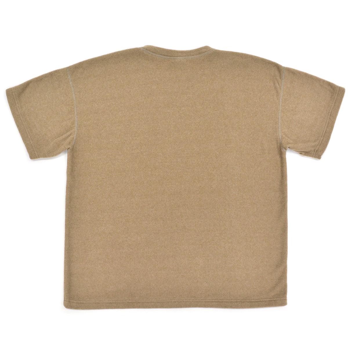 1990's EARLY WINTERS POLARTEC FLEECE TEE / LIGHT BROWN ... L