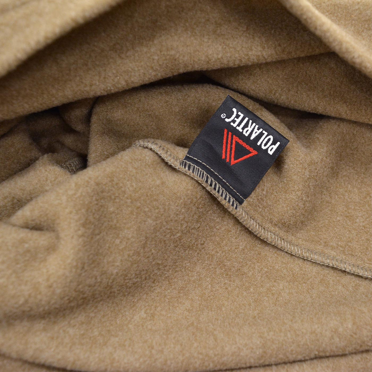 1990's EARLY WINTERS POLARTEC FLEECE TEE / LIGHT BROWN ... L