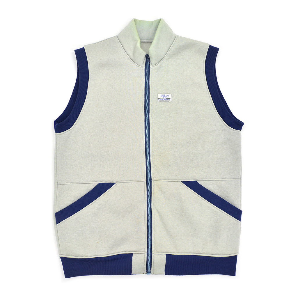 ~1980s EARLY WINTERS NYLON PILE VEST / RARE ... L
