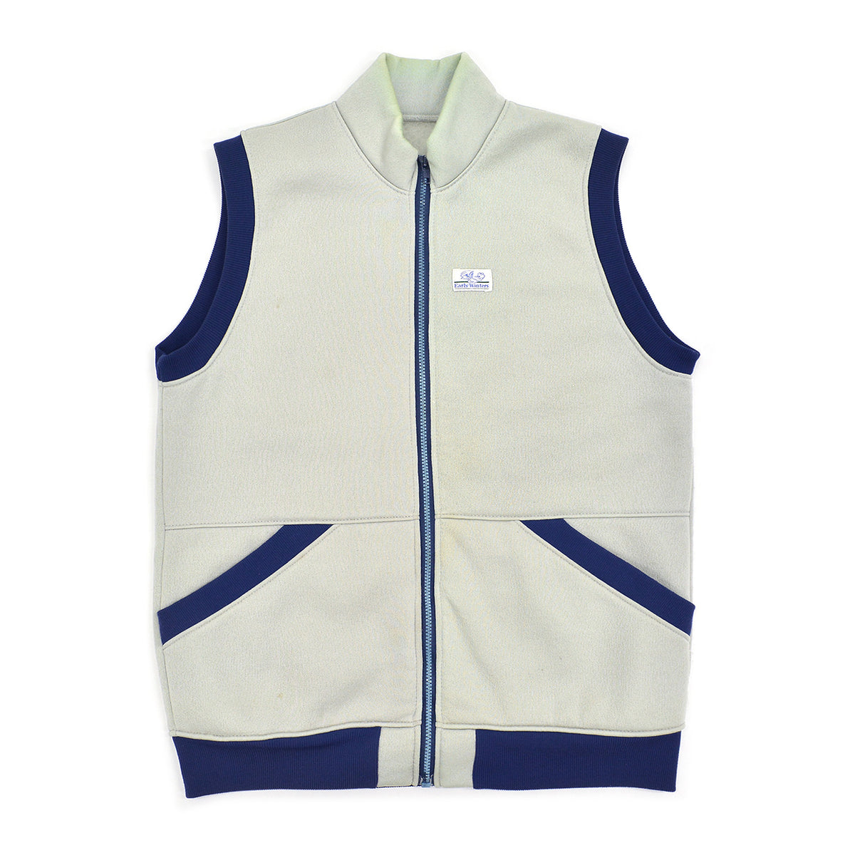 ~1980's EARLY WINTERS NYLON PILE VEST / RARE ... L
