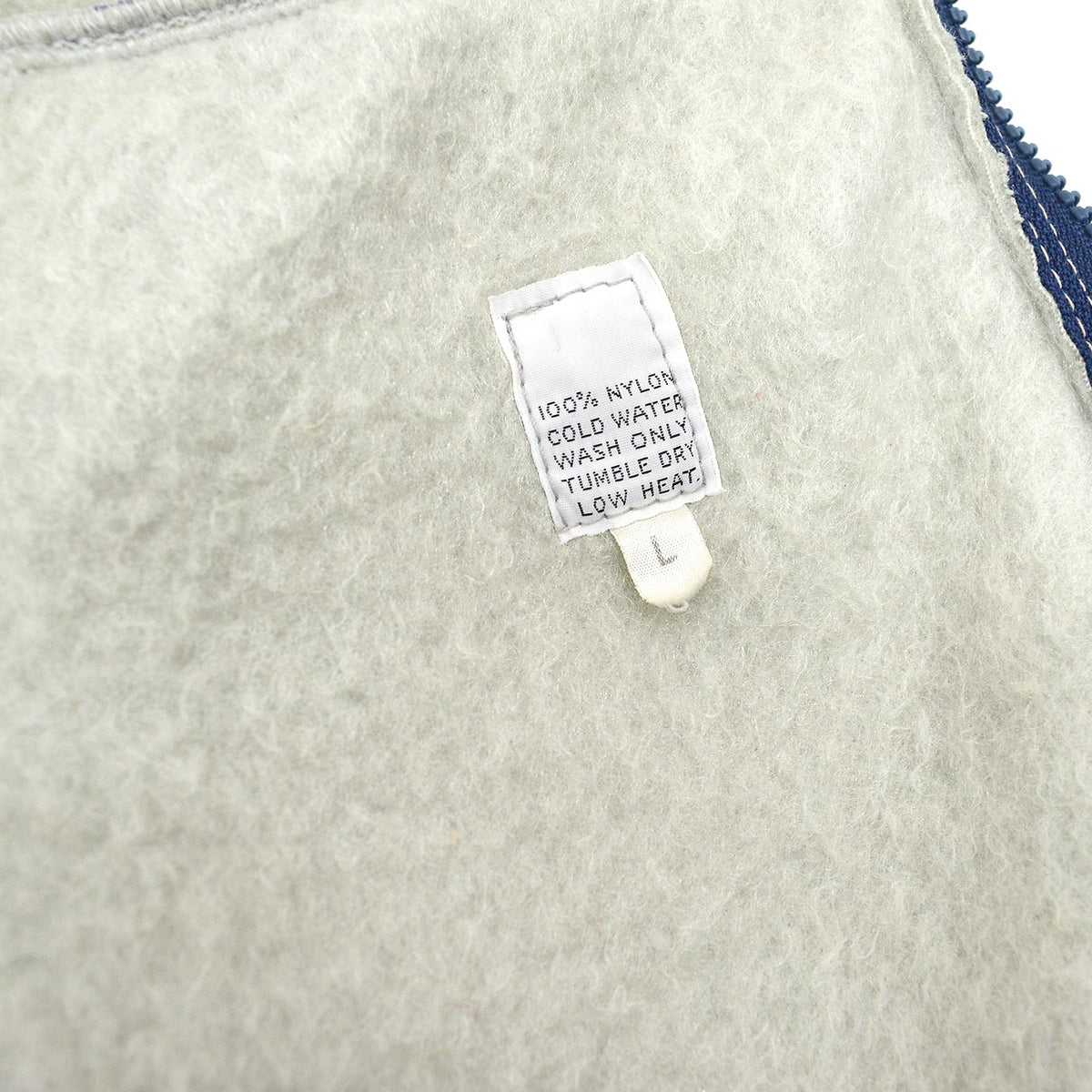 ~1980s EARLY WINTERS NYLON PILE VEST / RARE ... L