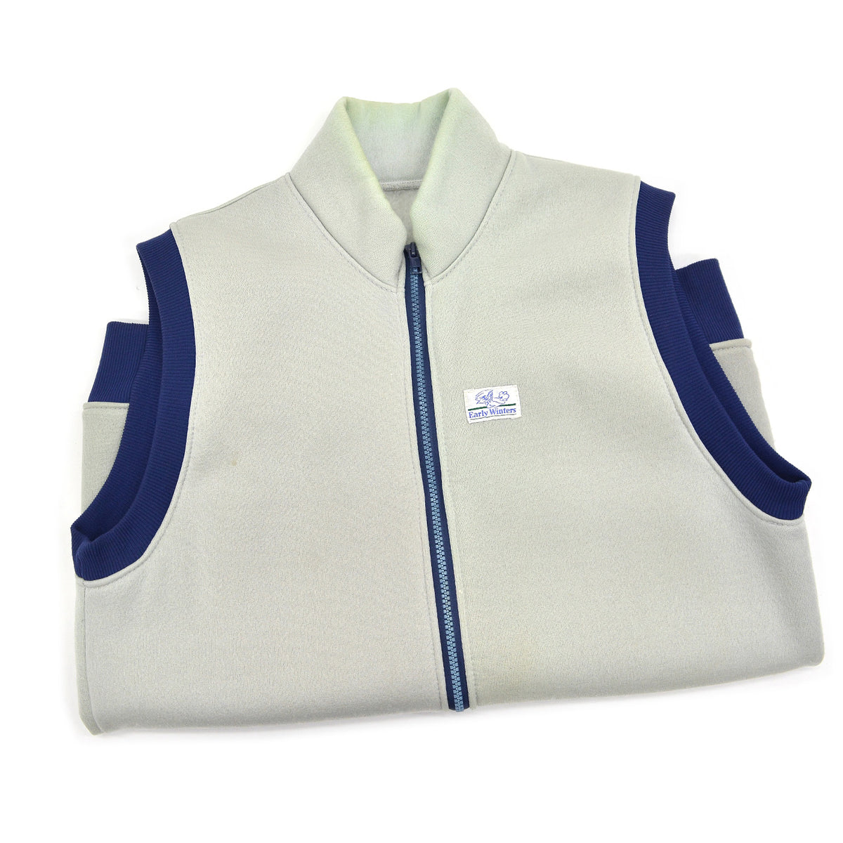 ~1980s EARLY WINTERS NYLON PILE VEST / RARE ... L