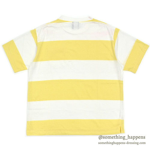 1980s DEADSTOCK EDDIE BAUER WIDE STRIPE POCKET T-SHIRT ... L