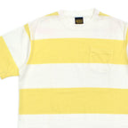 1980s DEADSTOCK EDDIE BAUER WIDE STRIPE POCKET T-SHIRT ... L