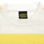 1980s DEADSTOCK EDDIE BAUER WIDE STRIPE POCKET T-SHIRT ... L