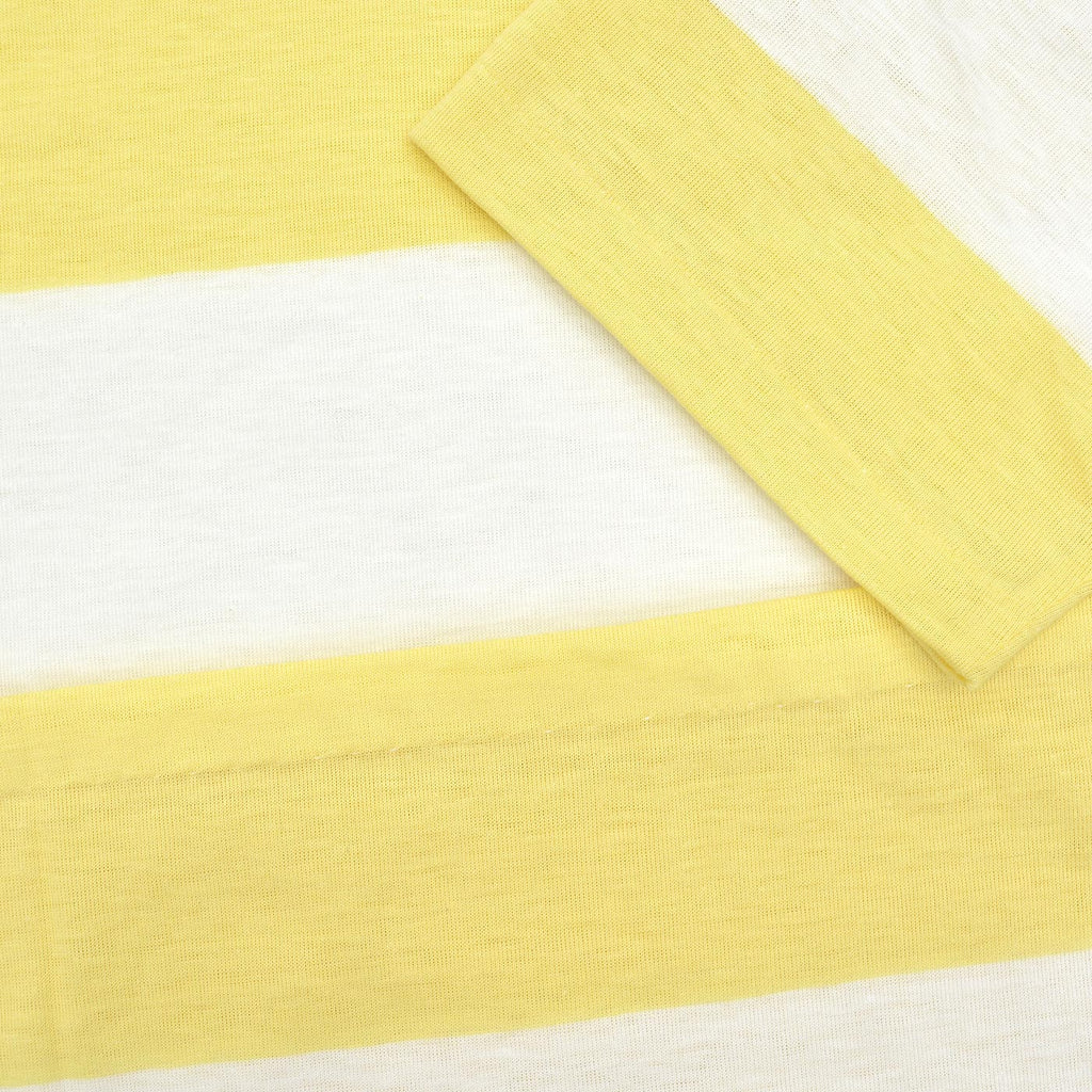 1980s DEADSTOCK EDDIE BAUER WIDE STRIPE POCKET T-SHIRT ... L