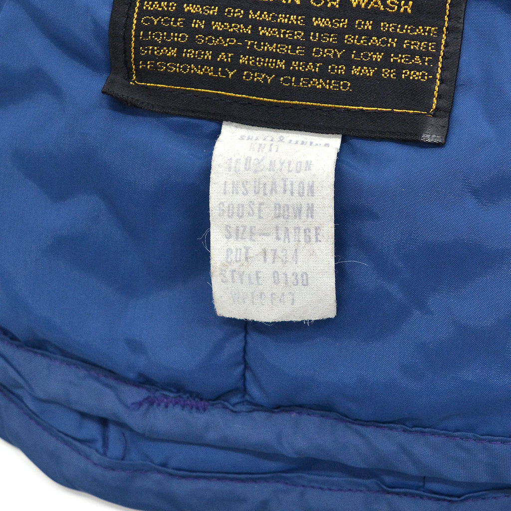 1980's EDDIE BAUER GOOSE DOWN NECK WARMER ... LARGE