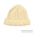1970's~ EDDIE BAUER CABLE KNIT WOOL BEANIE...