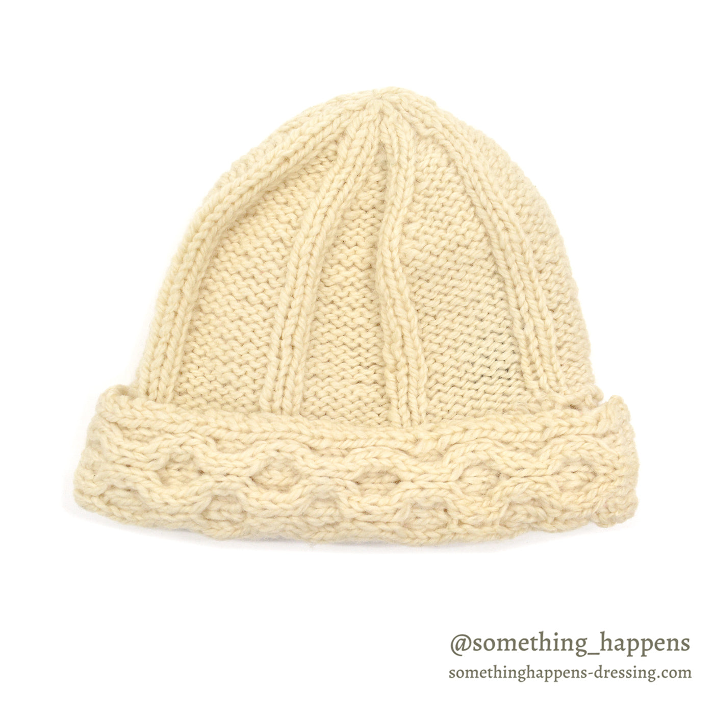 1970's~ EDDIE BAUER CABLE KNIT WOOL BEANIE ...