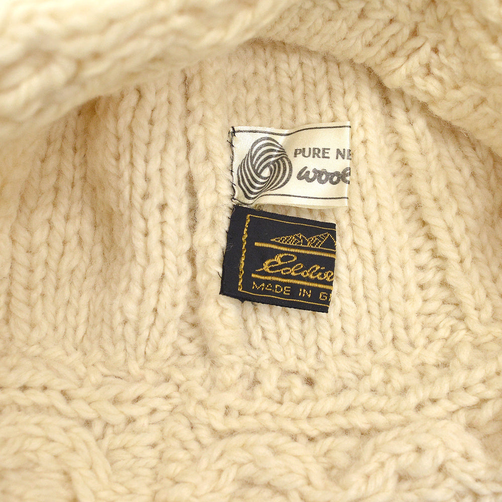 1970's~ EDDIE BAUER CABLE KNIT WOOL BEANIE...