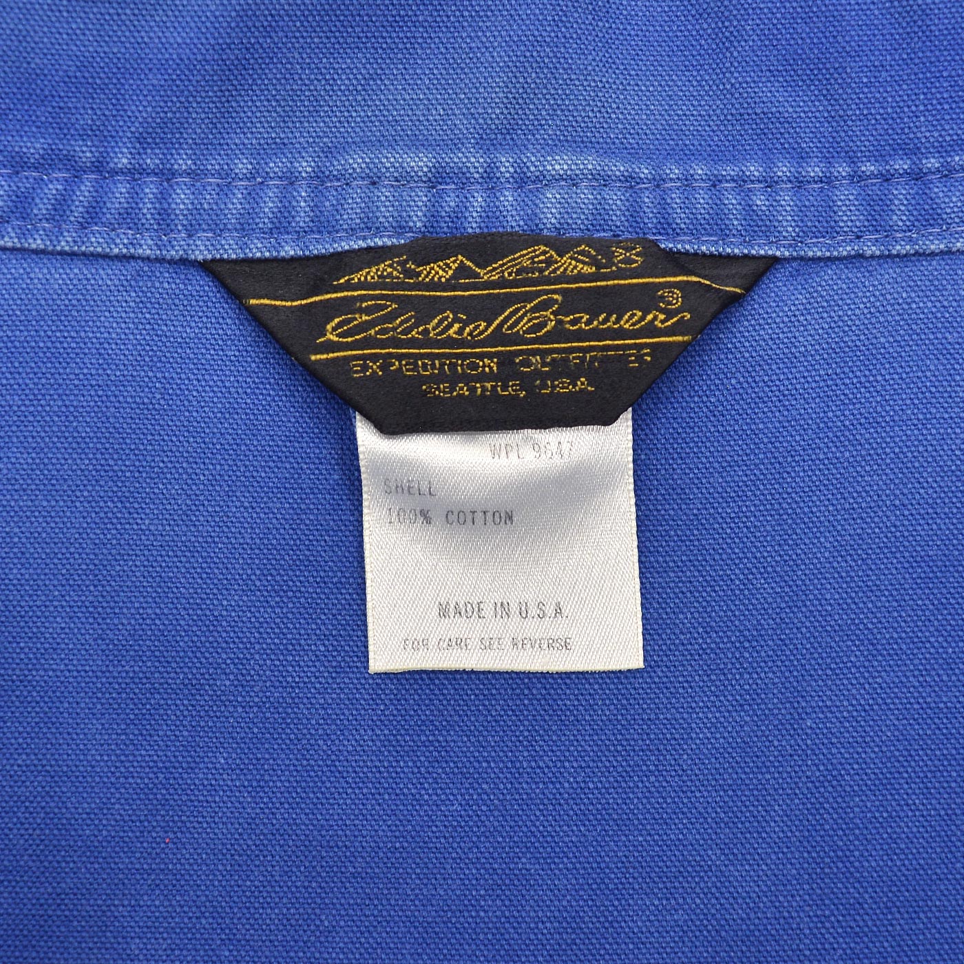 ~1980's EDDIE BAUER LATCHES HOOK JACKET / RARE ... L
