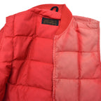 1980's EDDIE BAUER RED DOWN VEST / SUN FADED ...