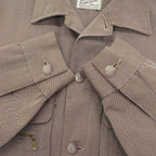 1960's EDDIE BAUER WOOL WHIPCORD JACKET / UNUSUAL COLOR ...