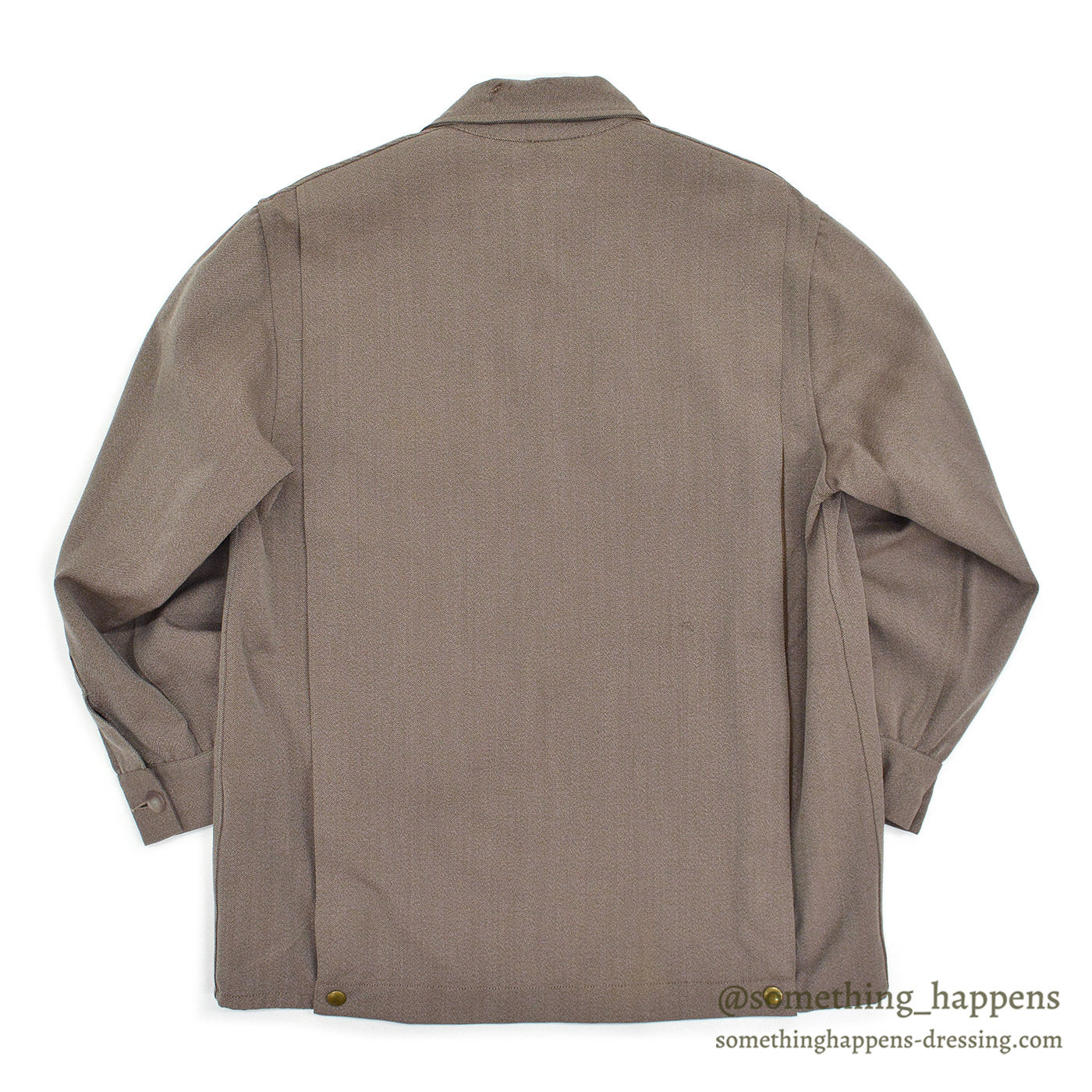 1960's EDDIE BAUER WOOL WHIPCORD JACKET / UNUSUAL COLOR ...