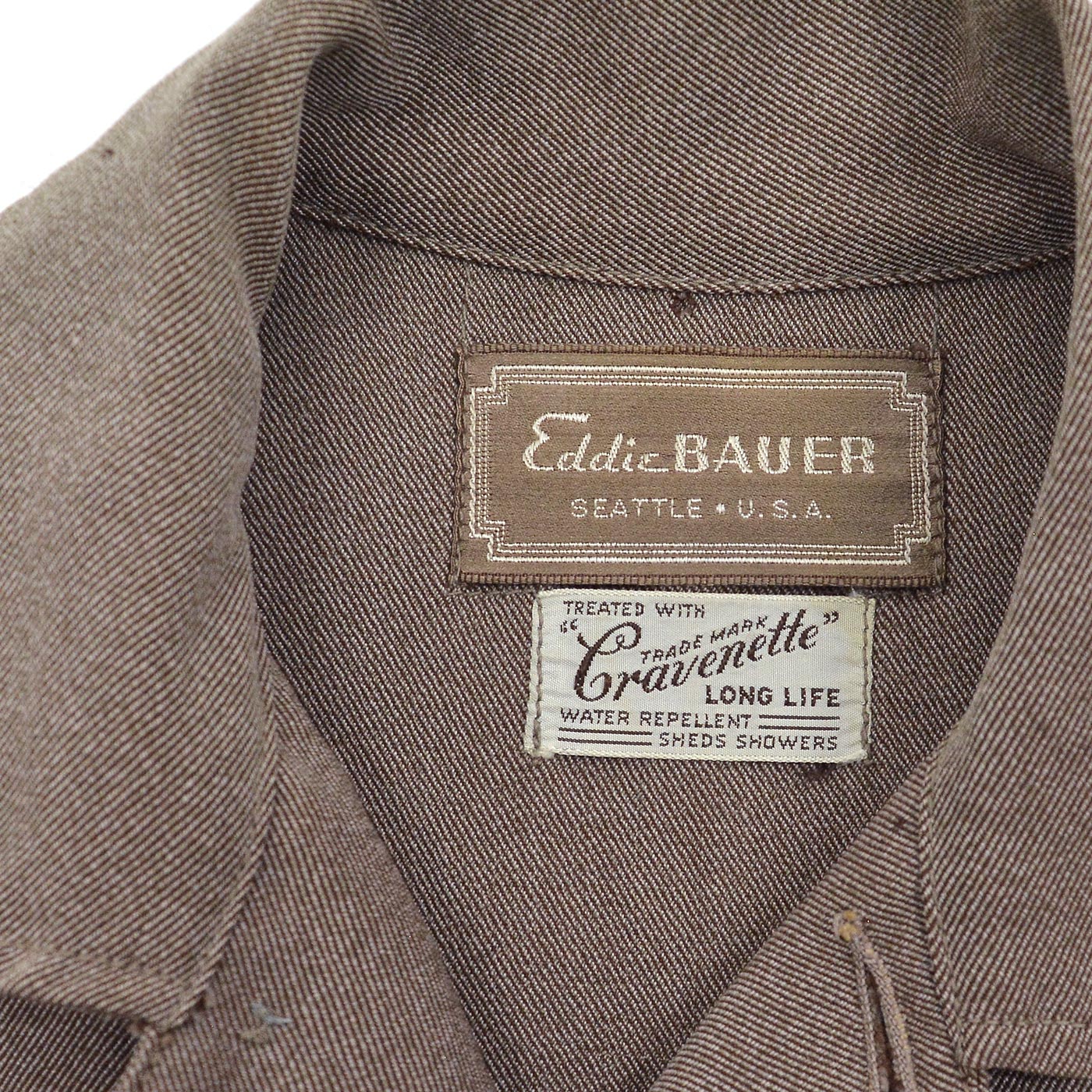 1960's EDDIE BAUER WOOL WHIPCORD JACKET / UNUSUAL COLOR ...