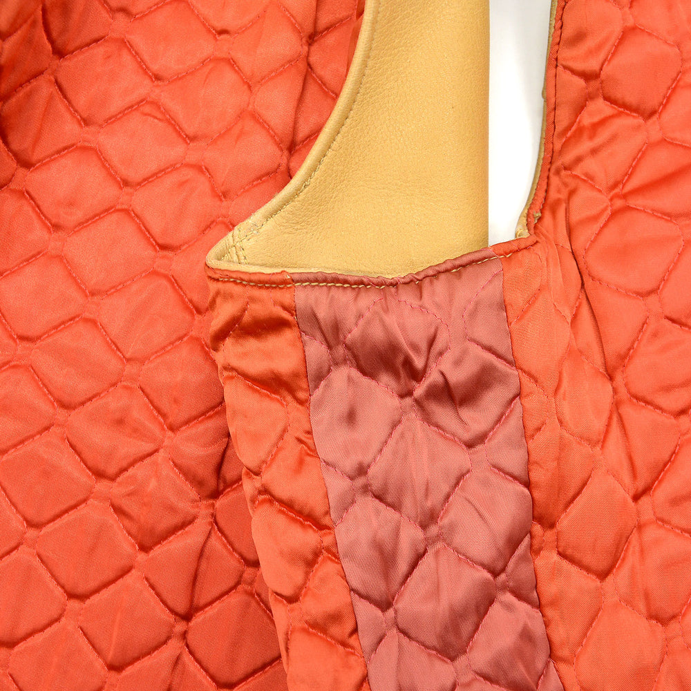 ~1960's ELKSKIN LEATHER VEST / UNUSUAL ZIPPER POCKETS ...