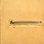 ~1960's ELKSKIN LEATHER VEST / UNUSUAL ZIPPER POCKETS ...