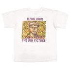 1990's POLYGRAM ELTON JOHN THE BIG PICTURE TOUR T-SHIRT ... L