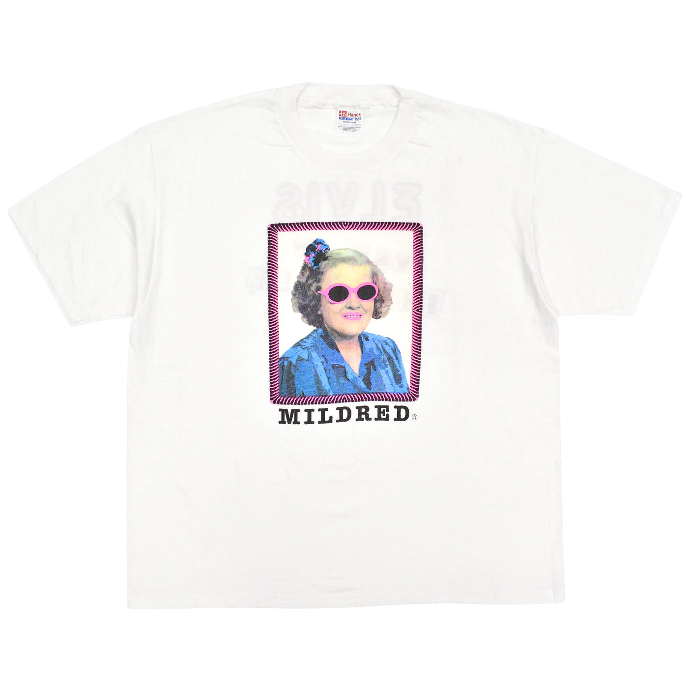 1990s DEADSTOCK HANES MILDRED ELVIS WAS AN IMBECILE PARODY T-SHIRT ... XL