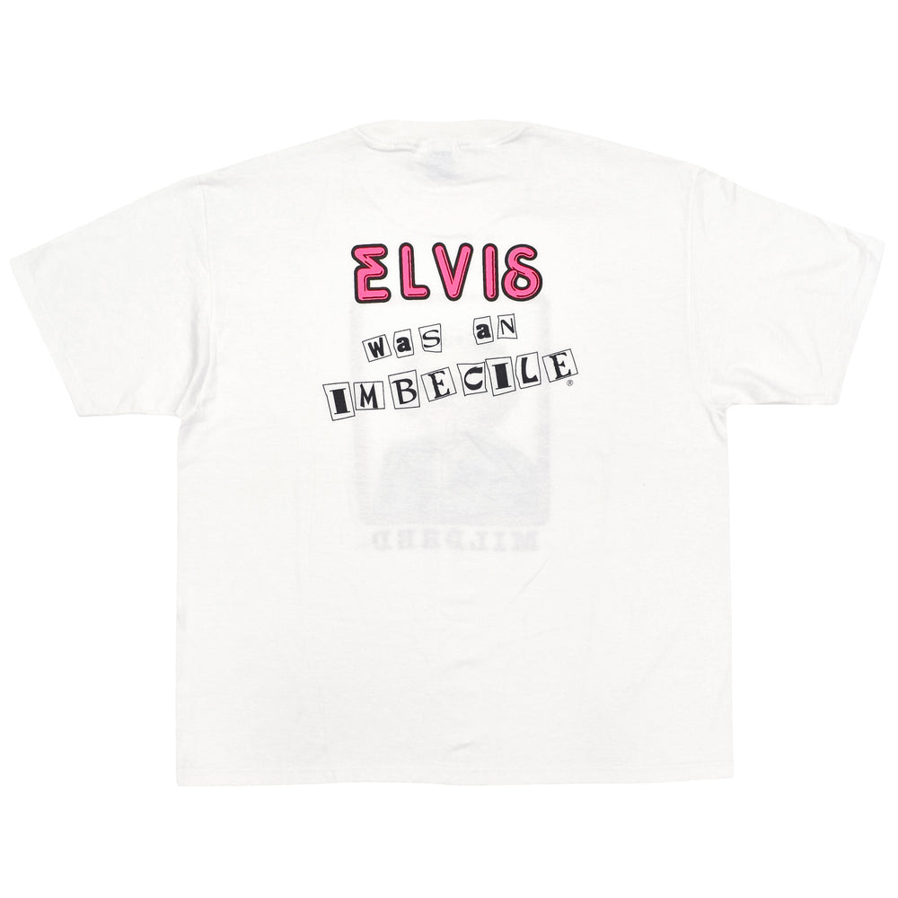 1990s DEADSTOCK HANES MILDRED ELVIS WAS AN IMBECILE PARODY T-SHIRT ... XL