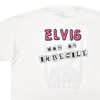 1990s DEADSTOCK HANES MILDRED ELVIS WAS AN IMBECILE PARODY T-SHIRT ... XL