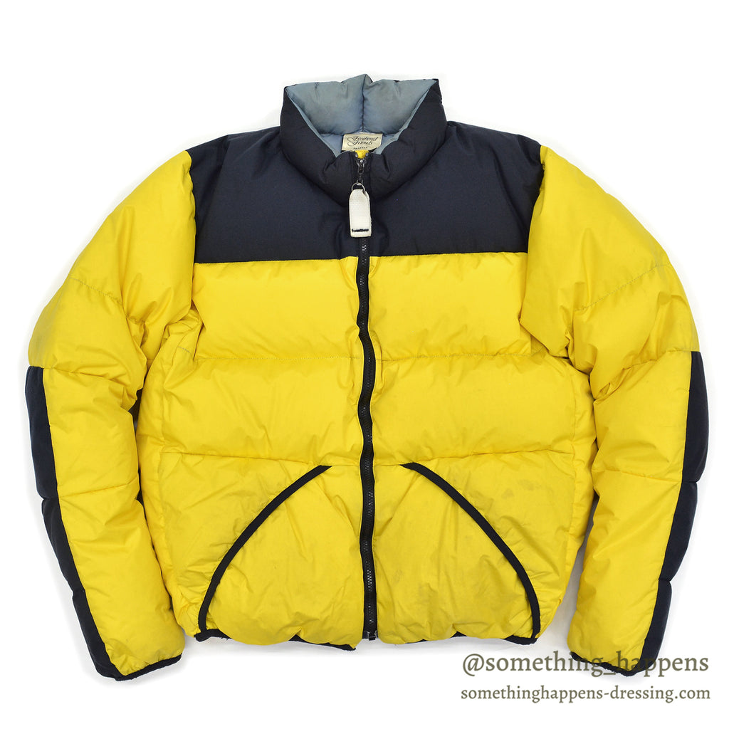 1990's FEATHERED FRIENDS TWO-TONE GOOSE DOWN JACKET...XL
