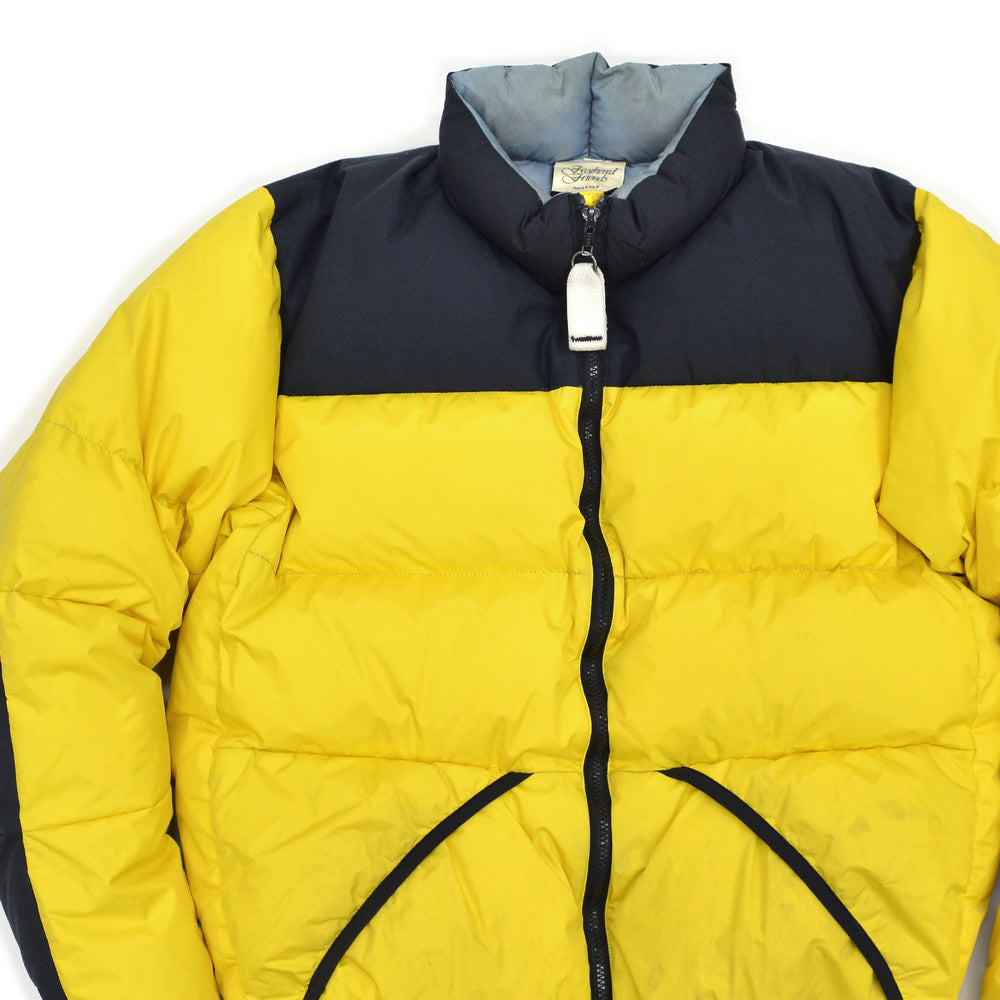 1990's FEATHERED FRIENDS TWO-TONE GOOSE DOWN JACKET...XL