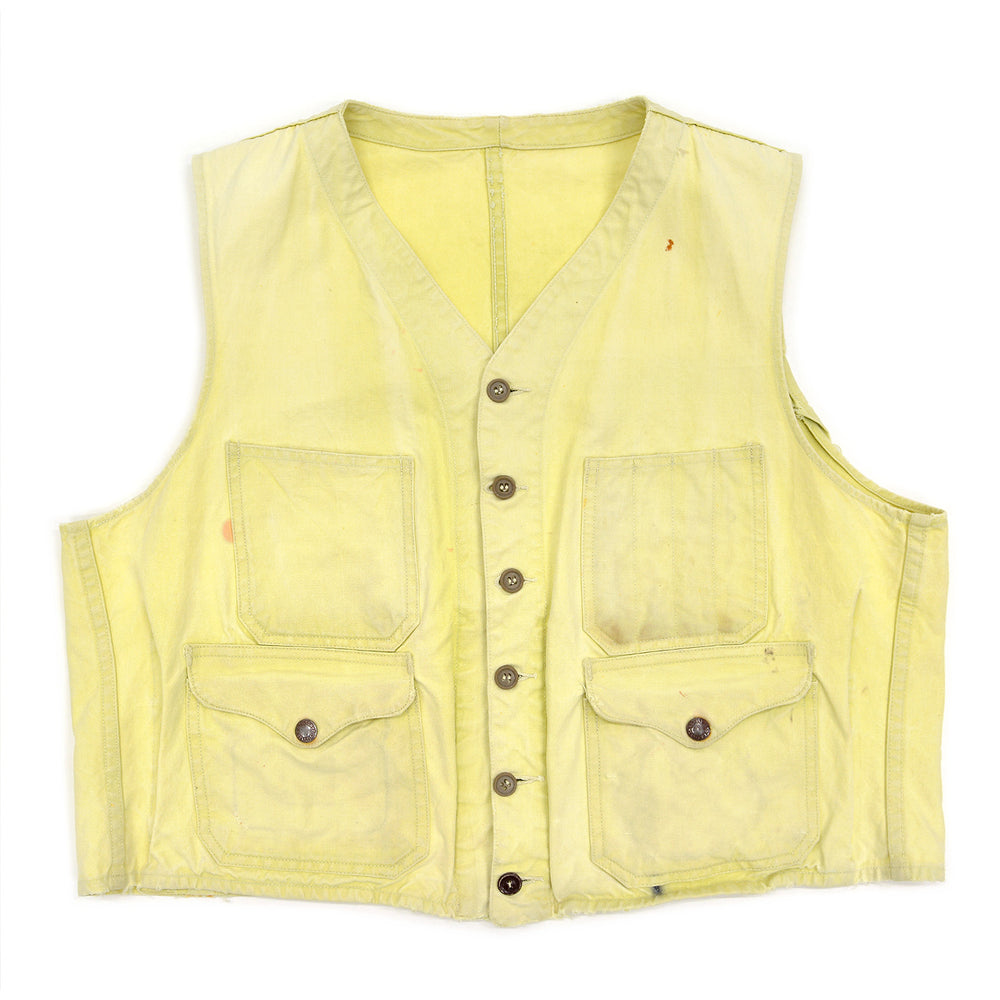 1950's~ FILSON CRUISER VEST / LEMON YELLOW ...