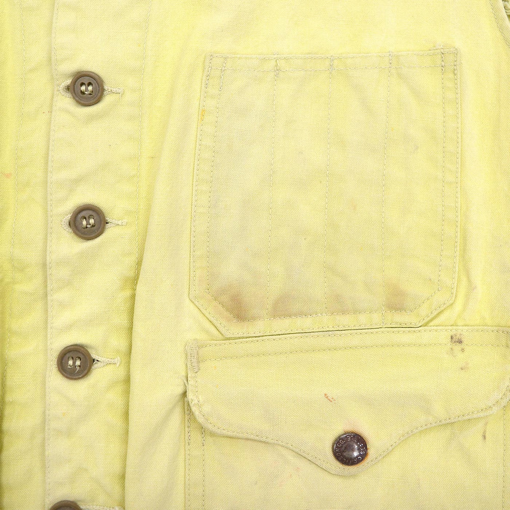 1950's~ FILSON CRUISER VEST / LEMON YELLOW ...