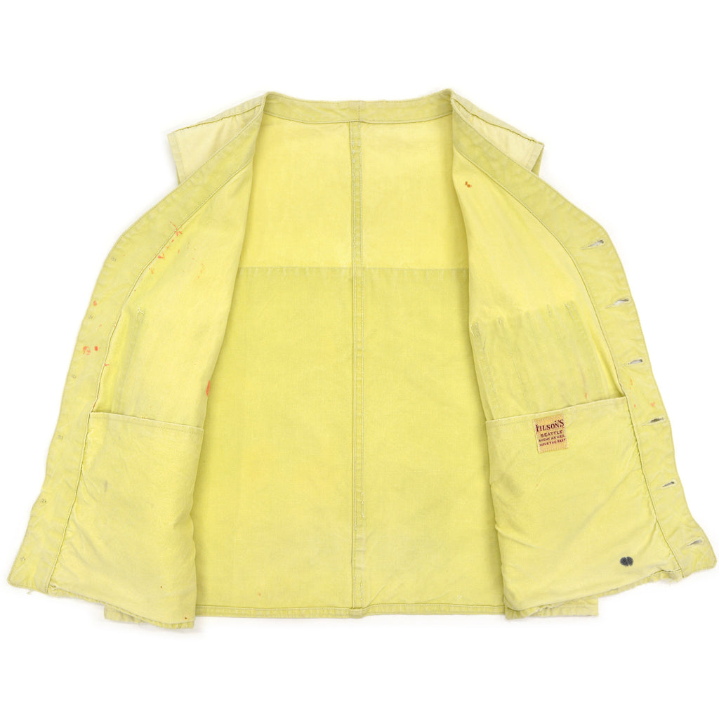 1950's~ FILSON CRUISER VEST / LEMON YELLOW ...