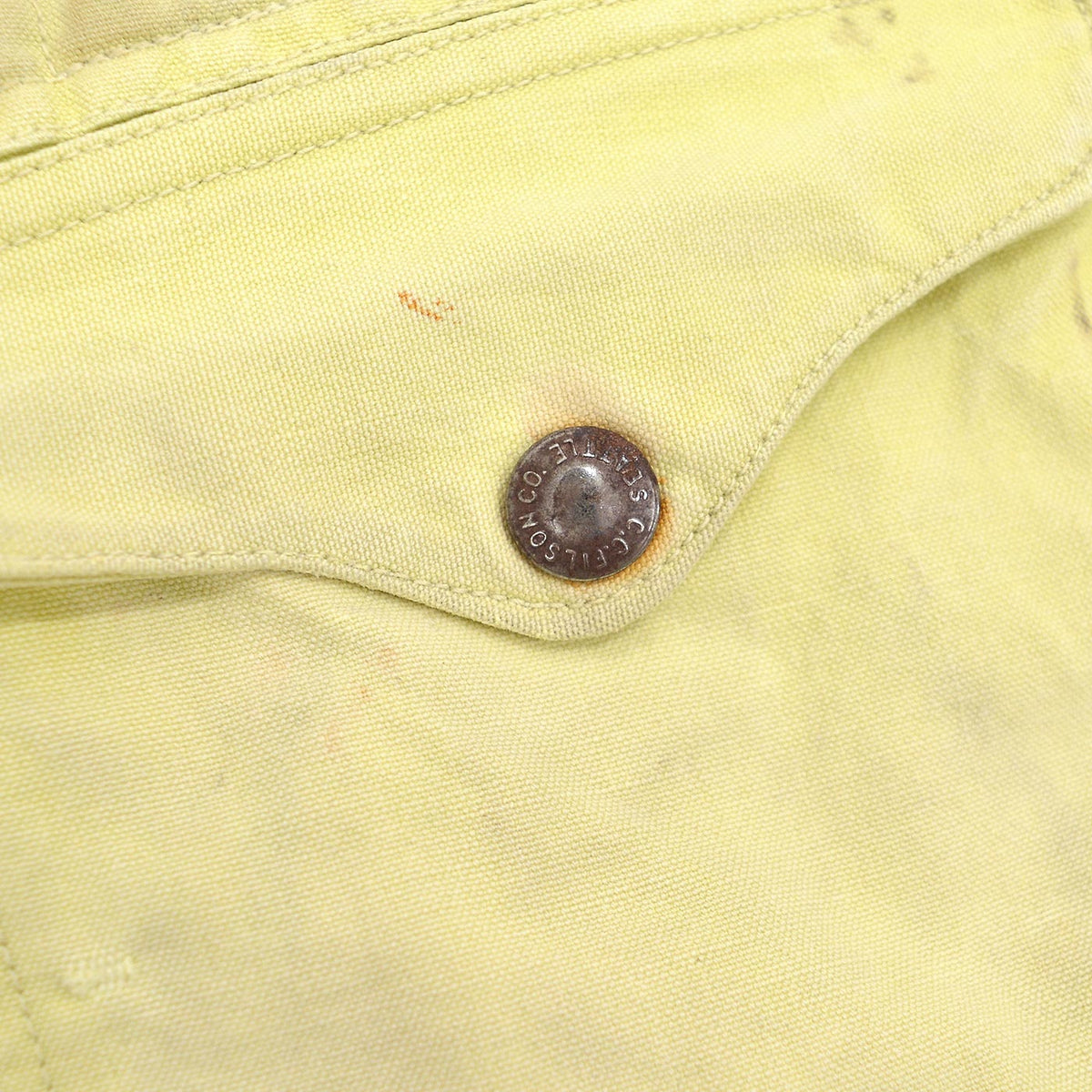 1950's~ FILSON CRUISER VEST / LEMON YELLOW ...