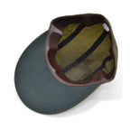 1980s FILSON OLIVE TIN CLOTH LONG BILL CAP / NO LOGO ... L