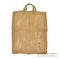 OLD PRIMITIVE BURLAP WORK TOTE BAG / RARE ...