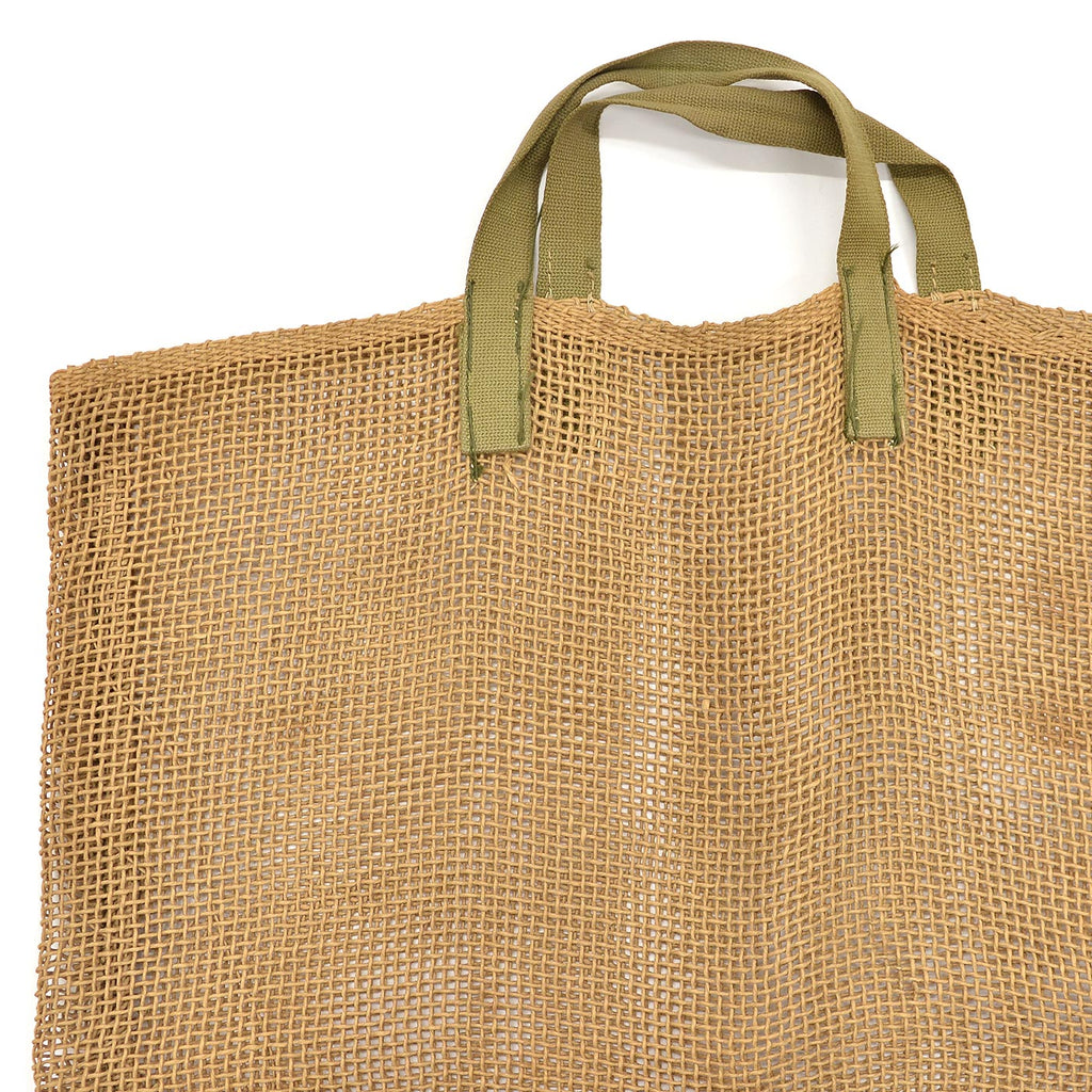 OLD PRIMITIVE BURLAP WORK TOTE BAG / RARE ...